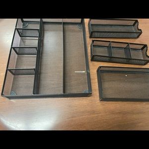 Office supply desk organizer